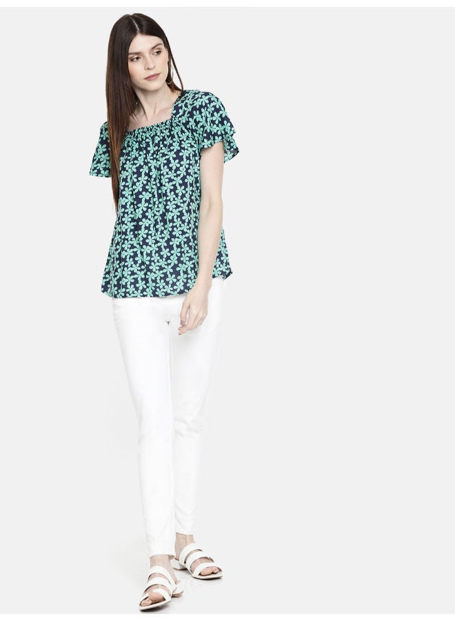 DressBerry Sea Floral Printed Top Flora Bloom- B  - Image 2