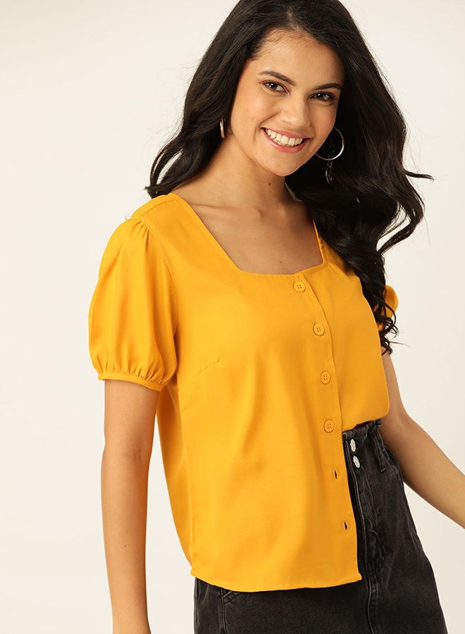 Stylish Casual Top Sunflower - v1654866169/N47950335V_1