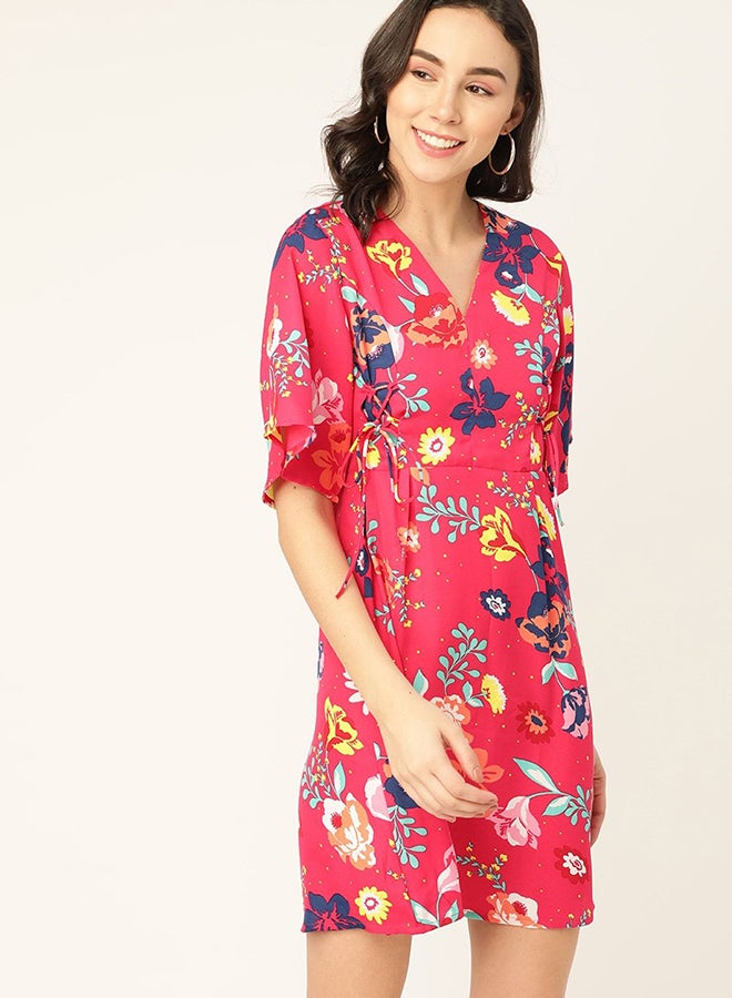 DressBerry Casual Mini Dress Faraway Bloom (Pink)  - Image 1