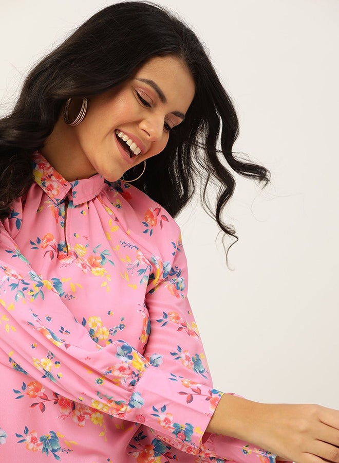 DressBerry Stylish Casual Top Washed Bloom  - Image 3