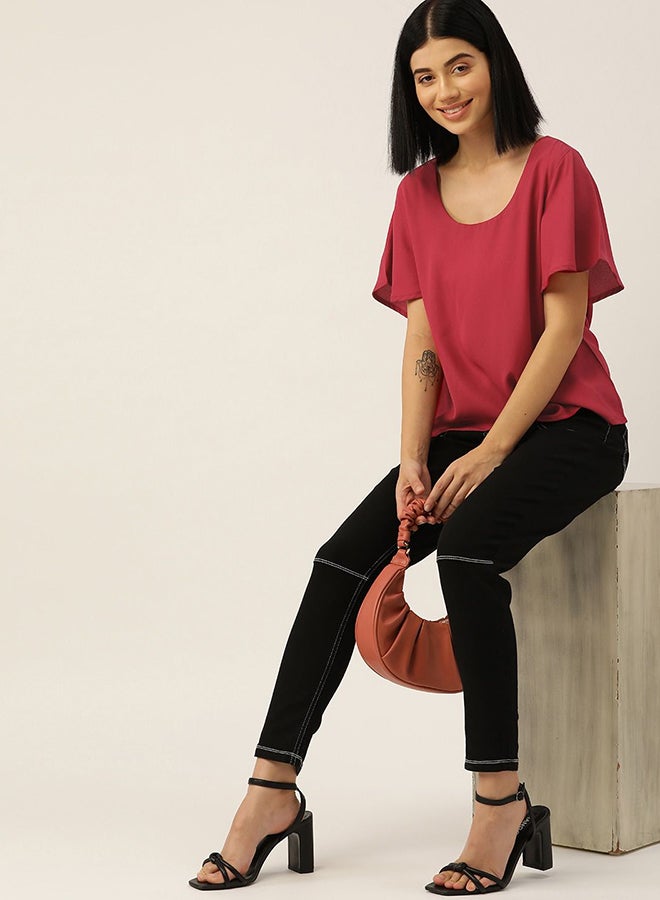 DressBerry Stylish Casual Top Granita  - Image 4