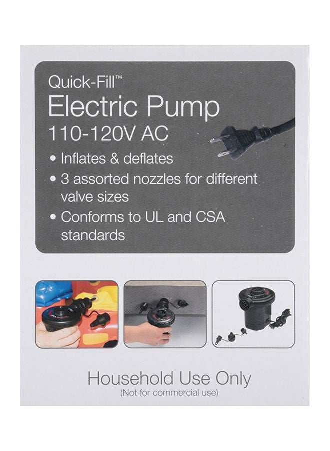 INTEX Quick-Fill Electric Pump 220V-240V 7.26x26.99x17.15cm  - Image 4