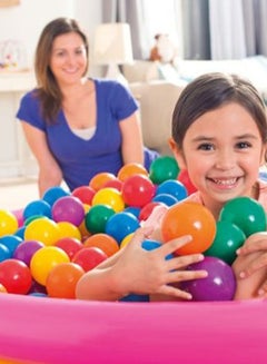 INTEX 100-Piece Fun Ballz Set 19x12x17inch  - Image 4