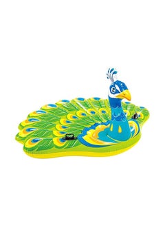 Glamorous Peacock Island Inflatable Foldable Portable Lightweight Swimming Pool 193x163x94cm