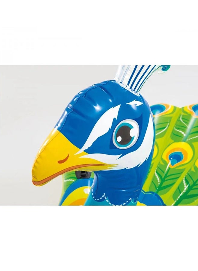 INTEX Glamorous Peacock Island Inflatable Foldable Portable Lightweight Swimming Pool 193x163x94cm  - Image 4