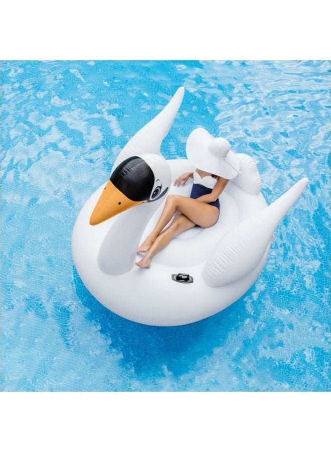 انتكس حوض سباحة عائم على شكل جزيرة Mega Swan Island 195x153x148سم - Image 3