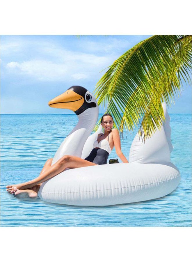 انتكس حوض سباحة عائم على شكل جزيرة Mega Swan Island 195x153x148سم - Image 4