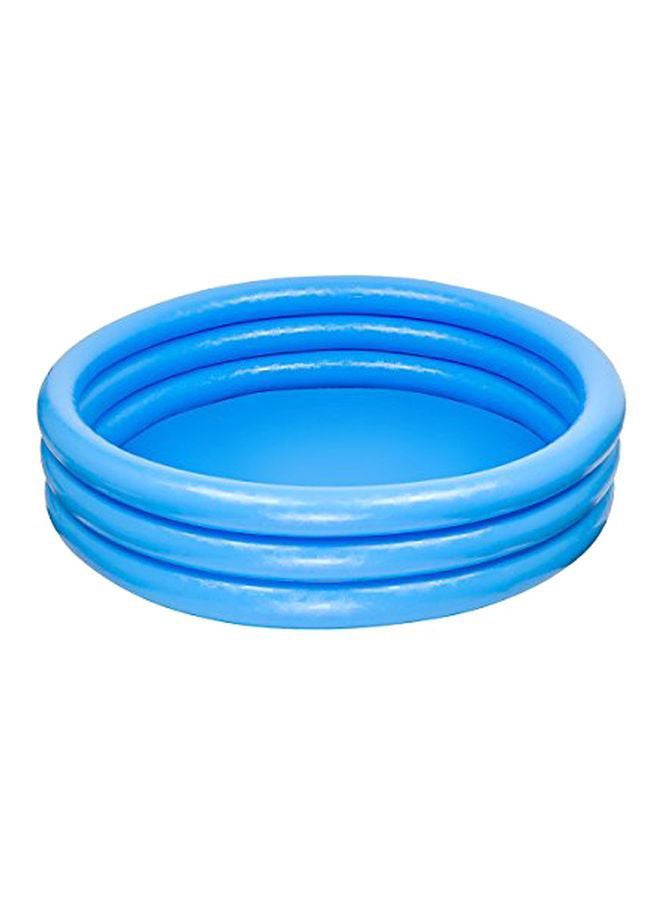 INTEX 3 Ring Crystal Pool - Blue 58x13inch - Image 1