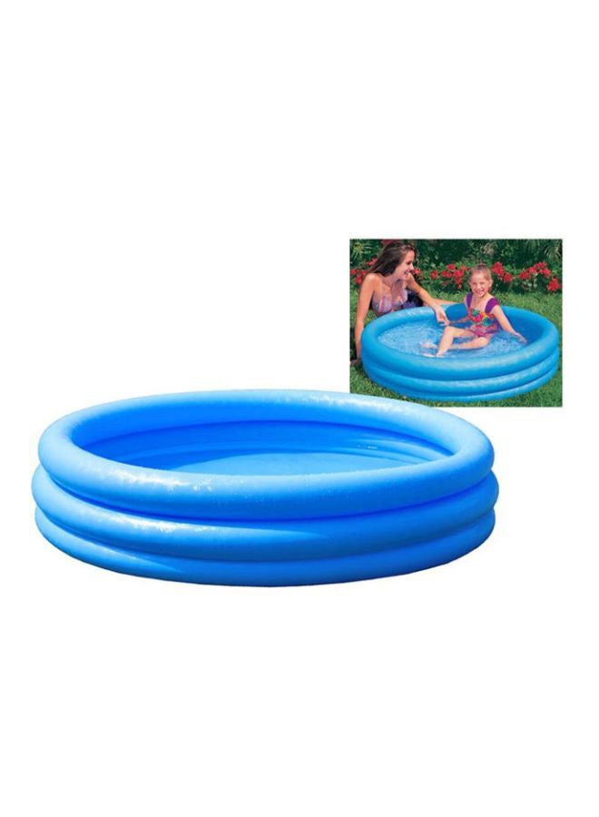 INTEX 3 Ring Crystal Pool - Blue 58x13inch - Image 2