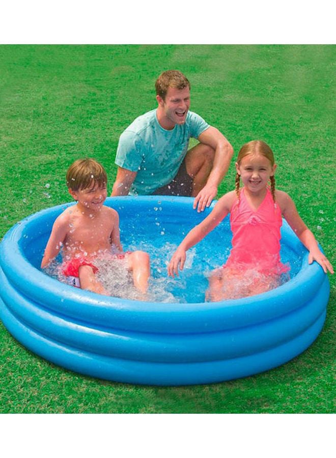 INTEX 3 Ring Crystal Pool - Blue 58x13inch - Image 3