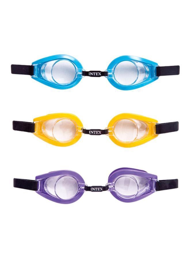 انتكس نظارة سباحة مكون من 3 قطع ‎20.3x3.81x25.38سم - Image 1