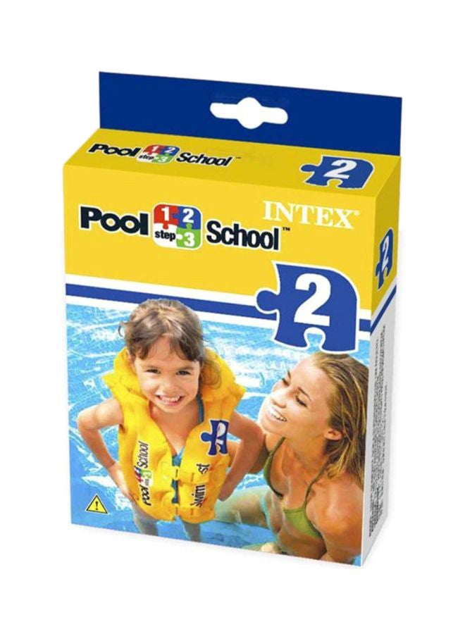 INTEX Pool School Deluxe Swim Vest 7.24x4.88x1inch  - Image 4