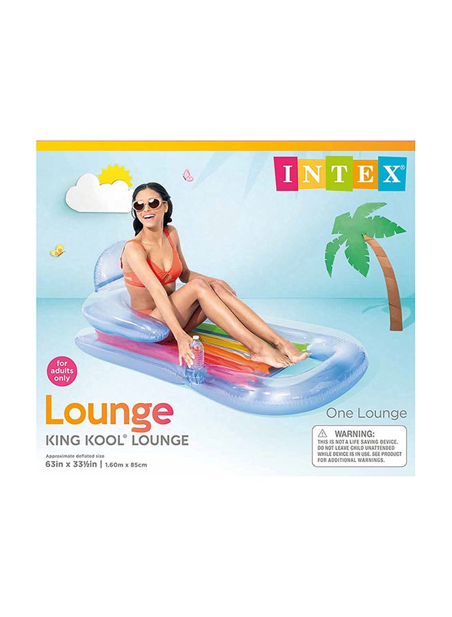 INTEX King Inflatable Kool Lounge 63 x 33.5inch  - Image 2