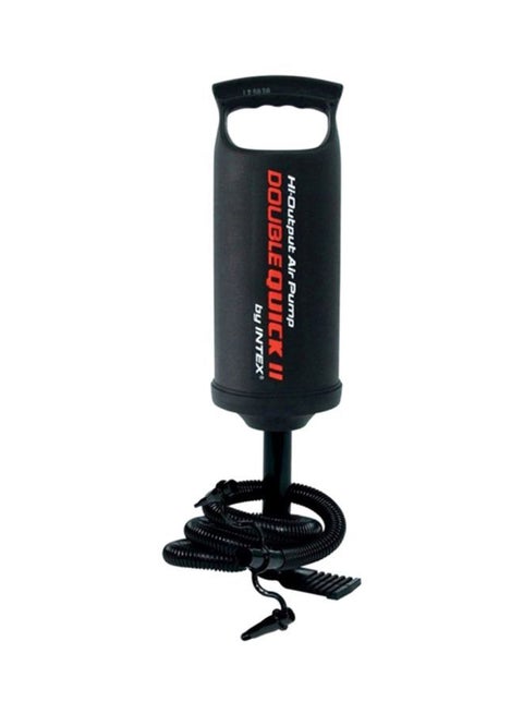 Double Quick II High Output Air Pump - Black Black 36cm