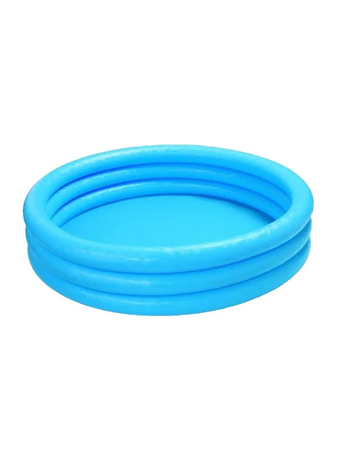 INTEX 3 Ring Bath Swimming Pool, Round - Blue 114x25cm - Image 1