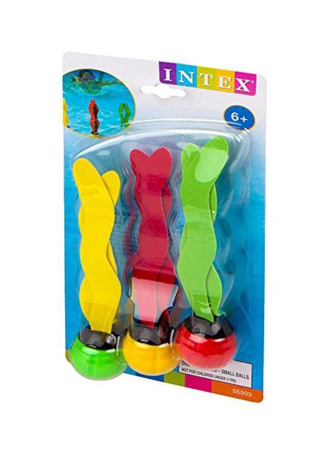 INTEX 3-Piece Underwater Swimming Sinking Diving Ball Set 11.18 x 37.08 x 74.17cm - Image 2