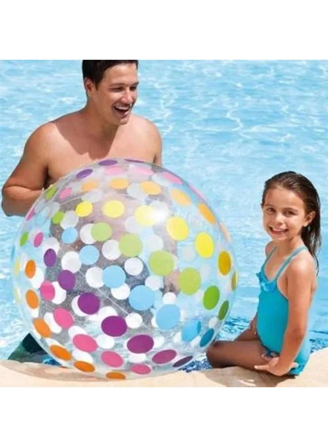 INTEX - Jumbo Inflatable Beach Ball 76.2 x 76.2 x 76.2cm - Image 1
