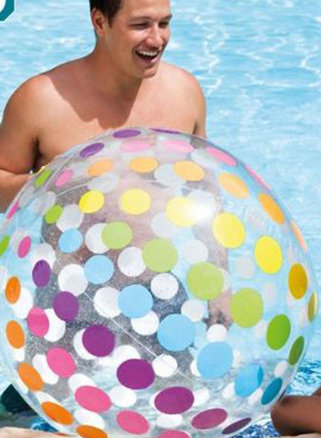 INTEX - Jumbo Inflatable Beach Ball 76.2 x 76.2 x 76.2cm - Image 1