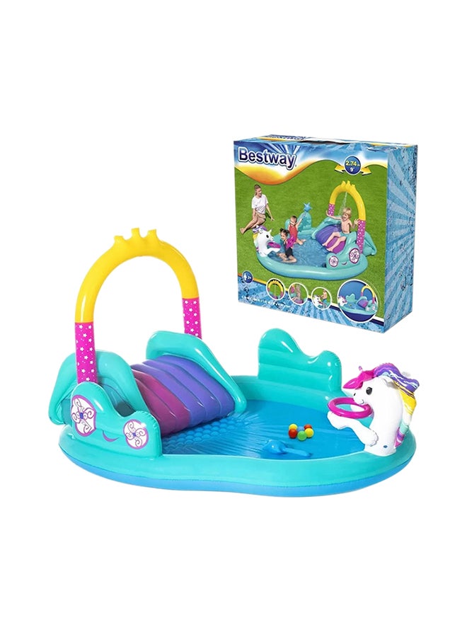 Bestway - Magical Unicorn Carriage Play Center 2.74x1.98x1.37meter - Image 1