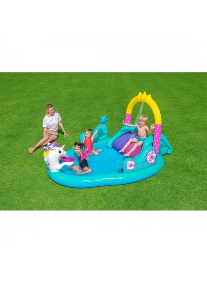 Bestway - Magical Unicorn Carriage Play Center 2.74x1.98x1.37meter - Image 1