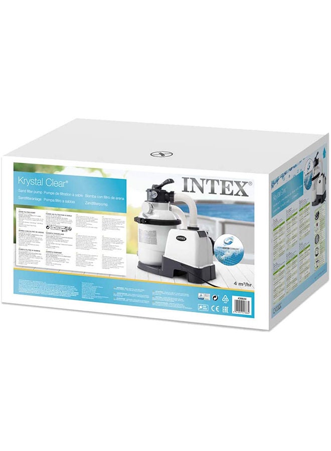 INTEX - Circulation and Filtration 1500 Gph Sand Filter Pump (220-240 Volt) for Above Ground Pools - Image 1