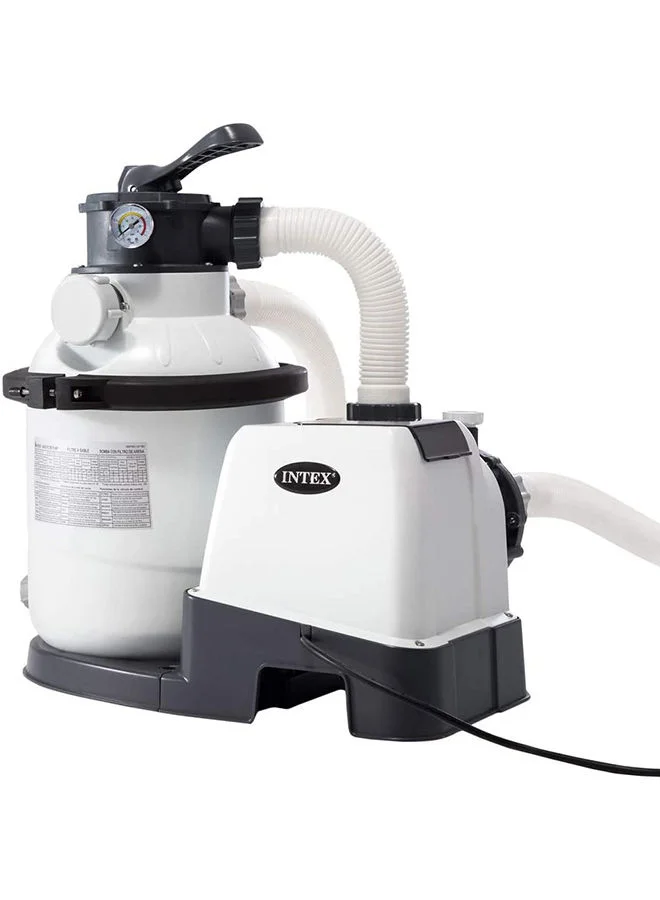 INTEX Circulation and Filtration 1500 Gph Sand Filter Pump (220-240 Volt) for Above Ground Pools