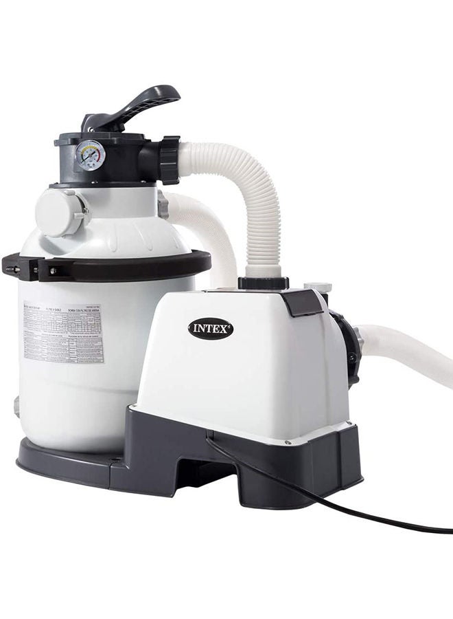INTEX - Circulation and Filtration 1500 Gph Sand Filter Pump (220-240 Volt) for Above Ground Pools - Image 1