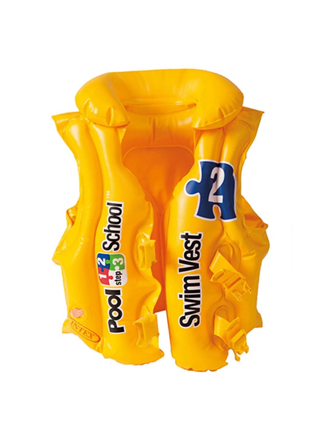 INTEX Pool School Deluxe Swim Vest 50x47cm - Image 1