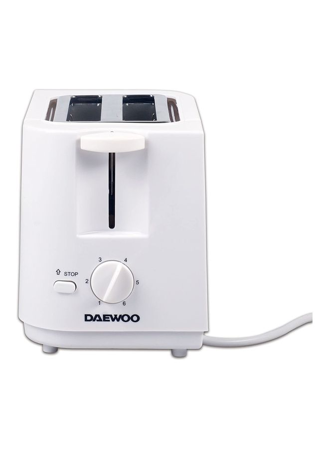 DAEWOO - 700W 2 Slice Bread Toaster DST2882 White - Image 1