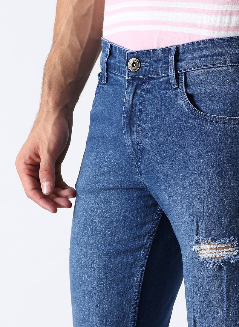 ABOF - Slim Fit Jeans Blue - Image 1