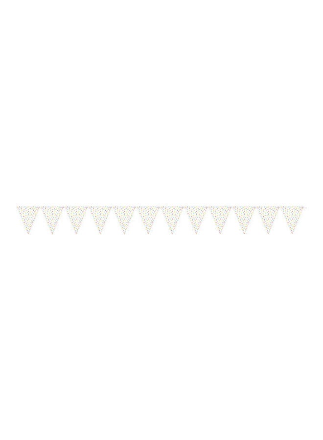 Amscan Rainbow Large Paper Pennant Banner