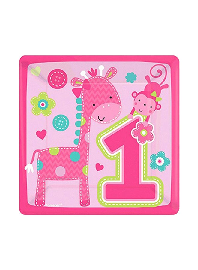 Amscan 16 pIeces One Wild Girl Lunch Tissues  - Image 1