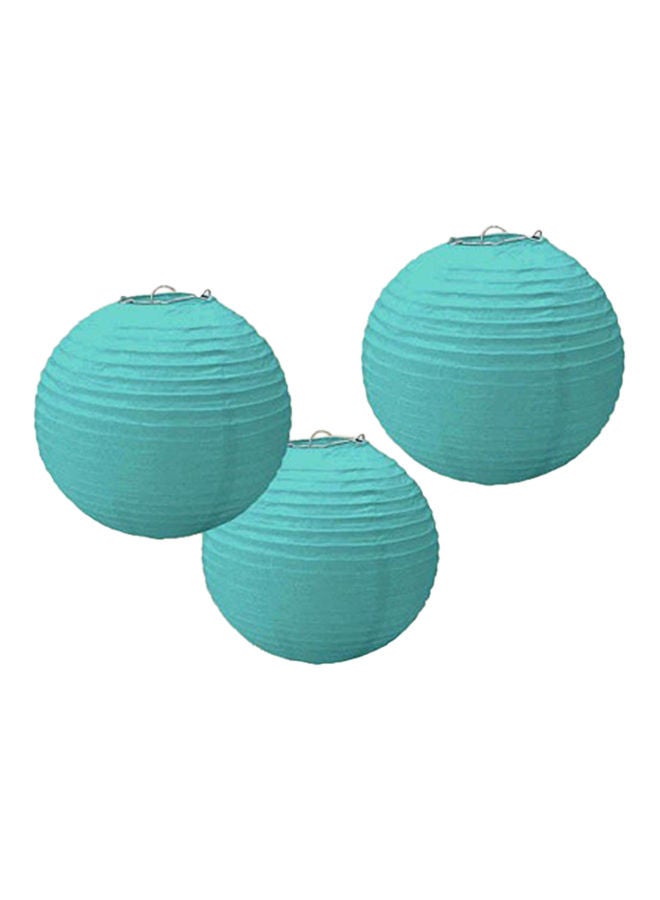 Amscan 3-Piece Round Paper Lantern Set 9.5inch