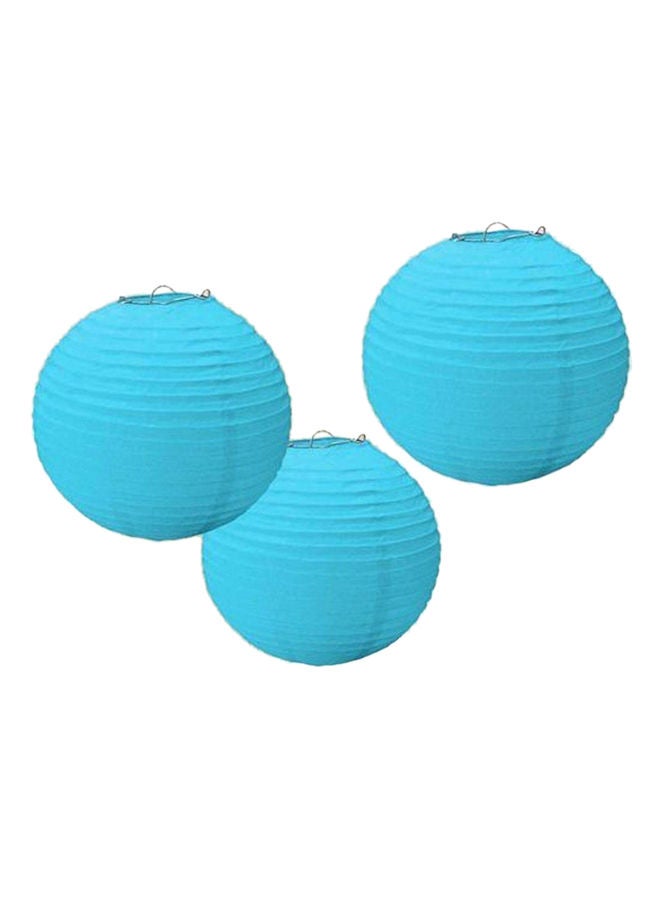 Amscan 3-Piece Round Paper Lanterns 9.5inch Decorations Party Supplies 9.5inch - Image 1