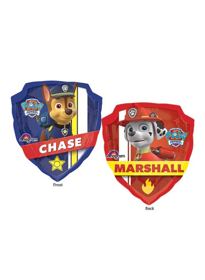 Anagram Paw Patrol Super Shape Balloon 63x68cm Birthday Decorations Party Supplies 63x68cm  - Image 2