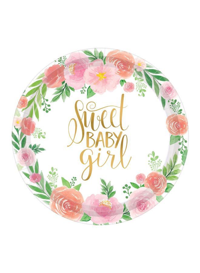 Amscan 8-Piece Printed Paper Plates 17.78x17.78x10.16cm - Image 3