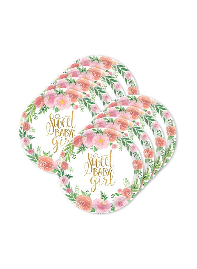 Amscan 8-Piece Printed Paper Plates 17.78x17.78x10.16cm - Image 2