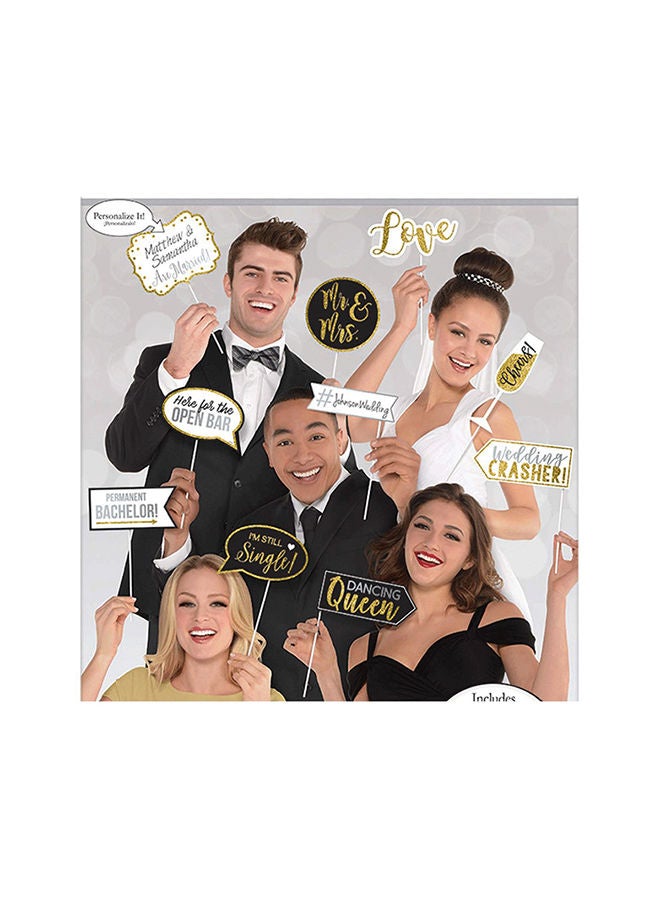 Amscan 13-Piece Wedding Photo Props - Image 2
