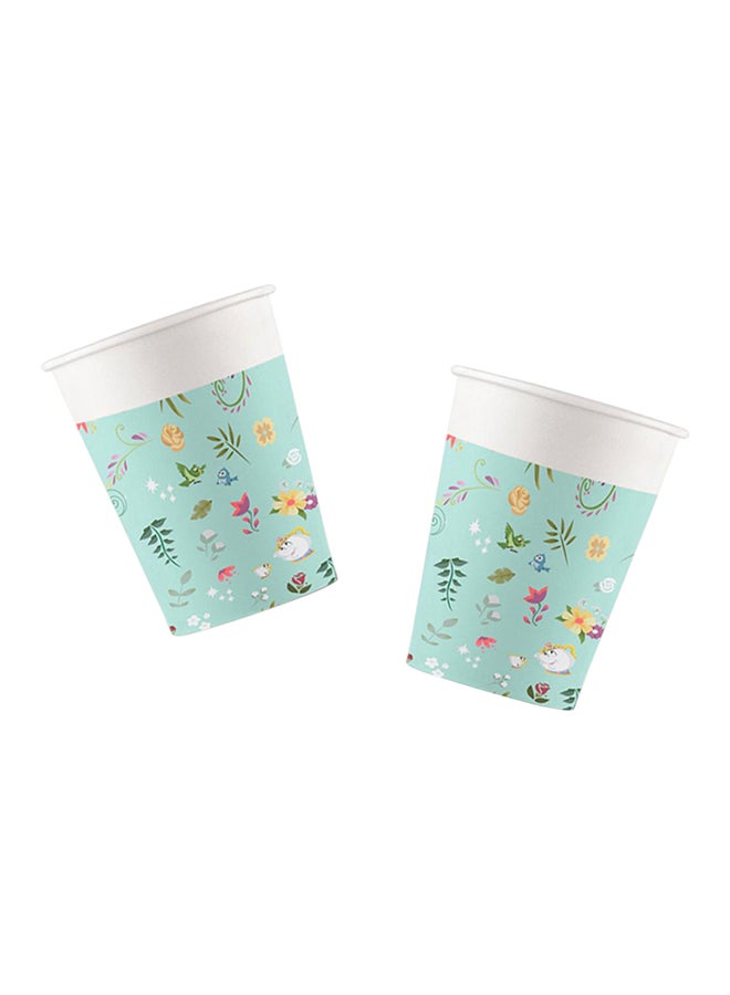 بروكوس Pack Of 8 Disney Princess Paper Cups 12.7x7x7cm - Image 1