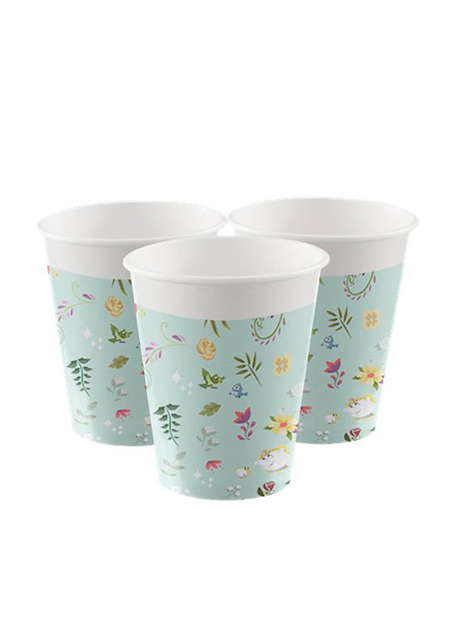 بروكوس Pack Of 8 Disney Princess Paper Cups 12.7x7x7cm - Image 2