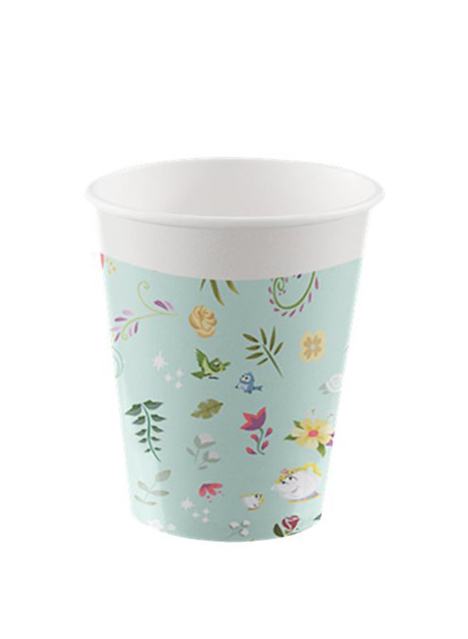 بروكوس Pack Of 8 Disney Princess Paper Cups 12.7x7x7cm - Image 3