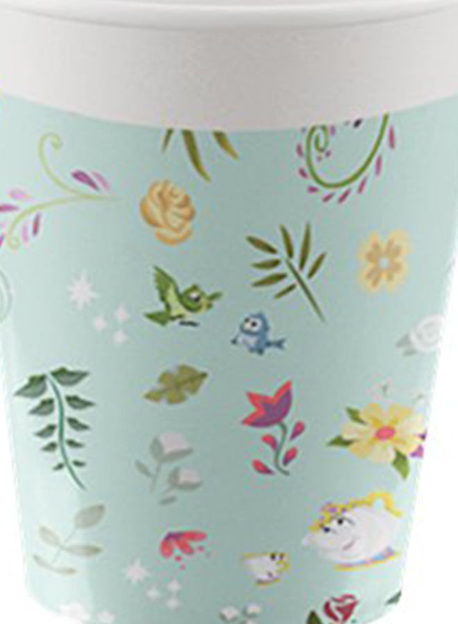 بروكوس Pack Of 8 Disney Princess Paper Cups 12.7x7x7cm - Image 4