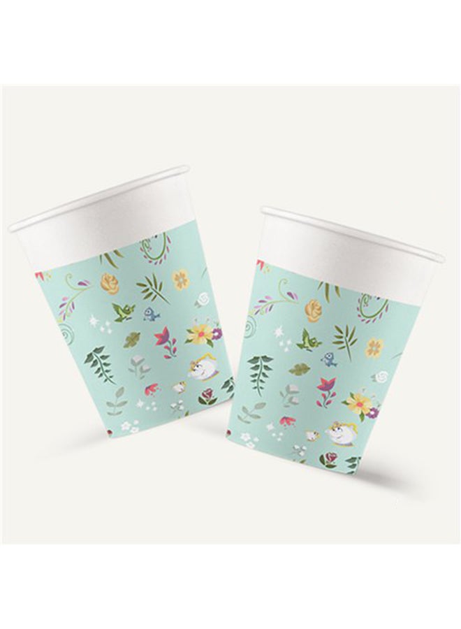 بروكوس Pack Of 8 Disney Princess Paper Cups 12.7x7x7cm - Image 5