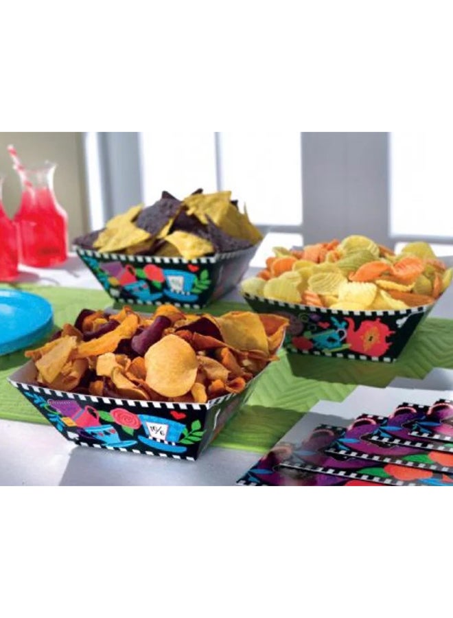 Amscan Mad Tea Party Large Paper Bowls - Image 2