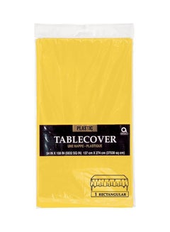 أمسكان YELLOW SUNSHINE PLASTIC TABLE COVER 54 X 108IN  - Image 1