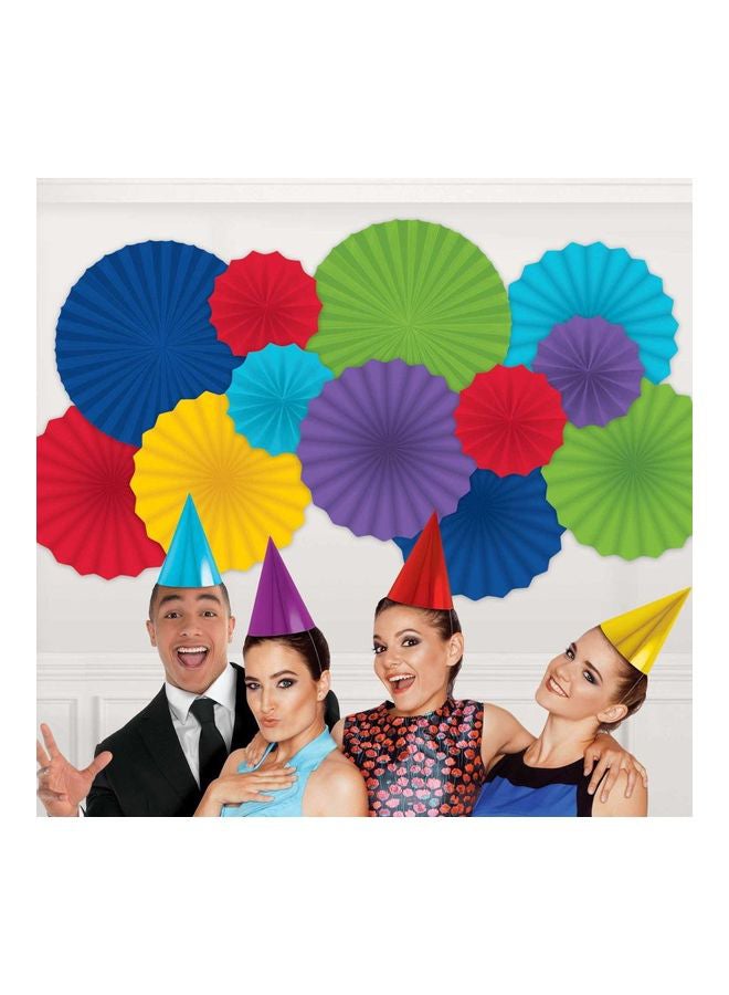 Amscan Photobooth Paper Fan Decorating Kit 34.3x29.7x12.4cm - Image 2