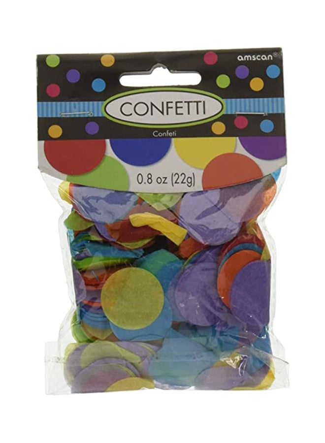 Amscan Rainbow Tissue Paper Confetti 29.5x16.5x6.9cm  - Image 1