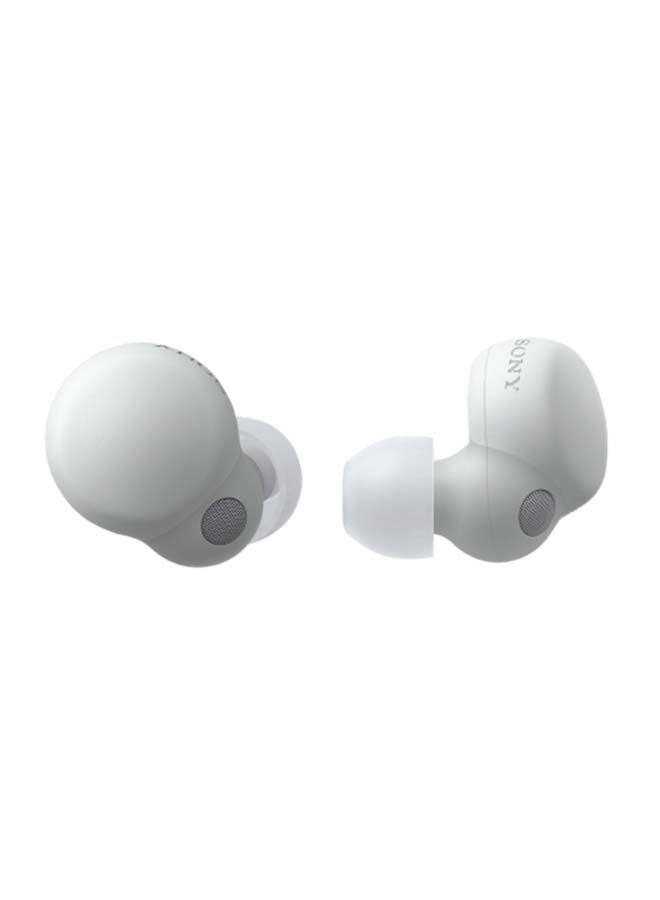Sony - LinkBuds Truly Wireless Headphones With 6hr Battery Life, Quick Charging, Built In Alexa And Google Assistant WFLS900N/WCE White - Image 1