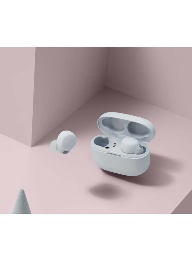 Sony - LinkBuds Truly Wireless Headphones With 6hr Battery Life, Quick Charging, Built In Alexa And Google Assistant WFLS900N/WCE White - Image 1