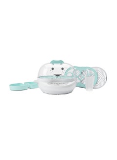 Baby Turbo Steamer- 6Pcs Accessories 420W 420 W BSR-0812 White/Blue